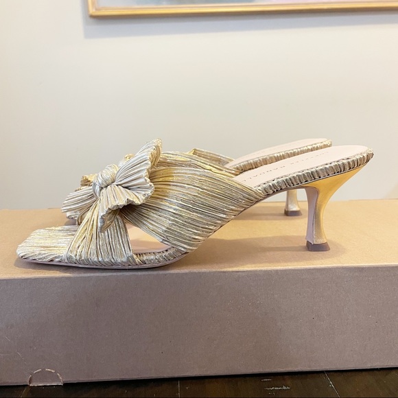 Loeffler Randall Eugenia Pleated  Slides - Picture 9 of 11